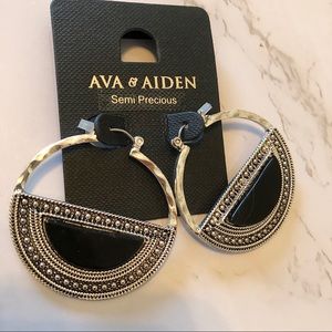 Ava & Aiden hoop earrings